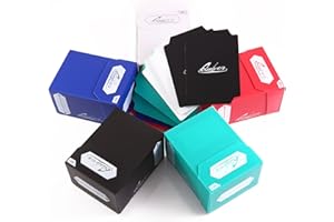 Quiver Time 80+ Standard Trading Card Deck Blocks Fits MTG Deck & Other TCG Cards - Set of 5 Commander Deck Box with 2 Divide