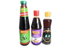 Oyster Sauce Hoisin Sauce and Sesame Oil Bundle