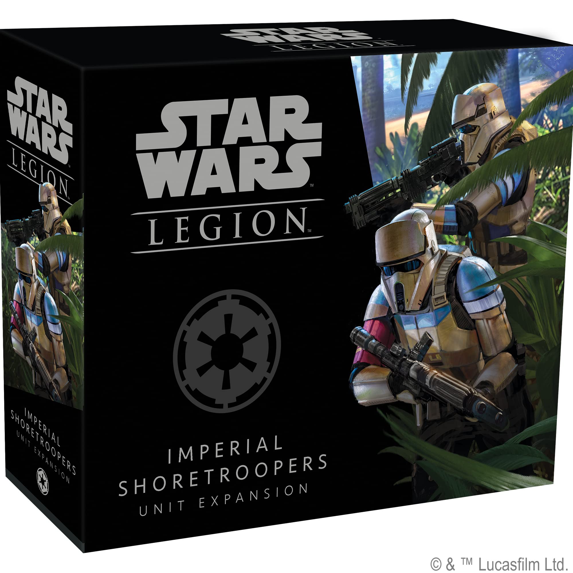 Fantasy Flight Games, Star Wars Legion: Galactic Empire Expansions: Imperial Shoretroopers Unit, Unit Expansion, Miniatures Game, Ages 14+, 2 Players, 90 Minutes Playing Time