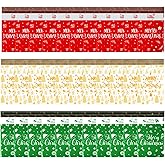 60 Pieces Christmas Poly Mailers Winter Holiday Poly Mailers 6 x 9 Inch Heavy Duty Self Adhesive Mailing Envelope Holiday Shipping Bag Merry Mailer Envelope Waterproof Postal Bag
