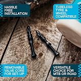 WELDTITE Tubeless Presta Valve Kit 2 x 55 mm Black view 4