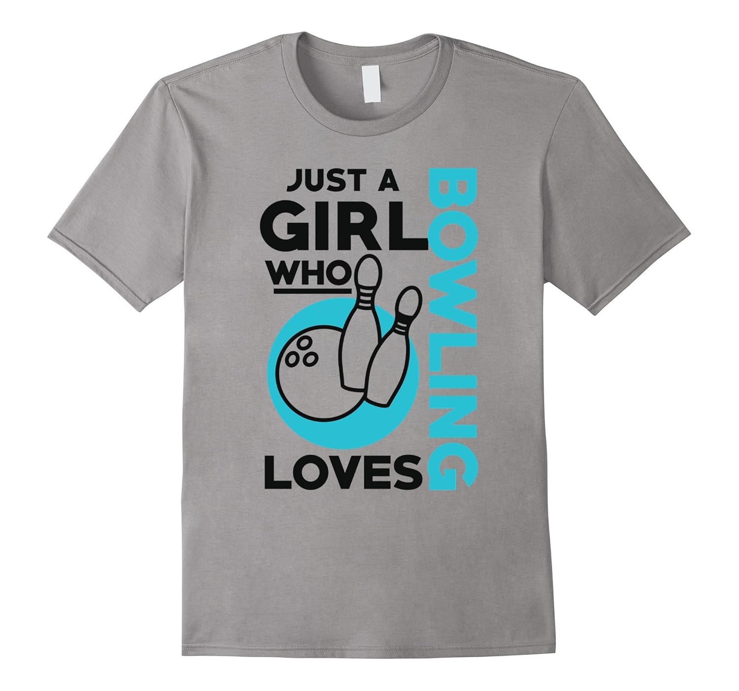 Just A Girl Who Loves Bowling Shirt Gift For Women And Kids-ANZ