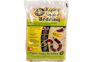 Zoo Med Laboratories Inc-Aspen Snake Bedding- Natural 4 Quart