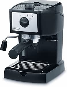 DeLonghi EC152.CD - Cafetera espresso, 1100 W, 1 litro de capacidad, 15