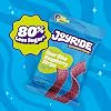 JOYRIDE Sour Blue Raspberry Strips - Sour Belt Healthy Candy, 6-Pack ...