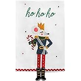 Mud Pie Christmas Rat King Dangle Leg Nutcracker Towel