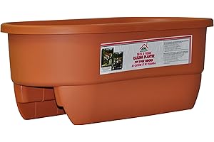 HOME DEK DEKOR Dual-Terra Dual Rail Planter