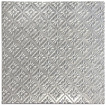Salvaged Tin Ceiling Tile 12 X12 Raw Metal Rosette Amazon In