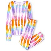 The Children's Place baby-girls Long Sleeve Top and Pants Snug Fit 100% Cotton 2 Piece Pajama Set