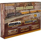 Bachmann Trains Durango &amp; Silverton Ready to Run Electric Train Set N Scale | Complete Starter Set, Locomotive, Rolling Stock, Track, Power Pack and Speed Controller, Build Your Model Railroad, 24020