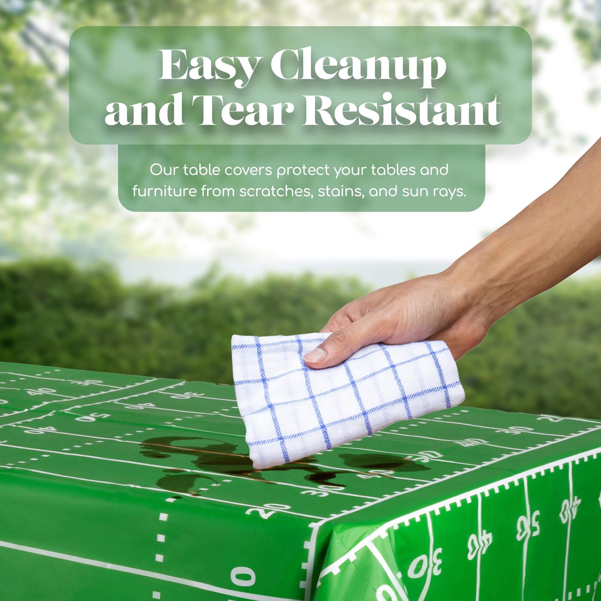 Football Field Tablecloth