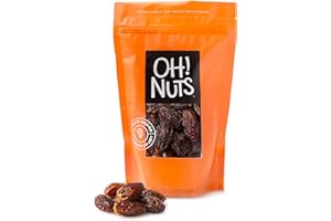 Oh! Nuts Jumbo Medjool Dates -2lb Bulk | Fresh Dehydrated Fruit Bites | Juicy, Tasty Healthy Snacks Perfect for Keto, Vegan, 
