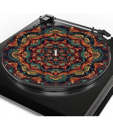 Slipmat Giradischi Pink Floyd Dark Side Of The Moon | Copripiatti In Poliestere 29 Cm | Ufficiale Licenza, Design Logo E Tracklist - 3