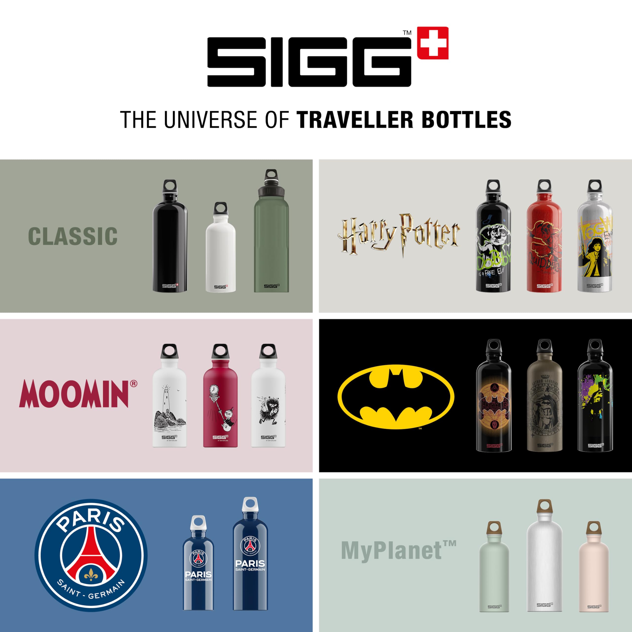 SIGG - Outdoor Water Bottle - WMB Traveller 51 OZ - Swiss Made - Carbonated Drinks - Leakproof, Recycled, Carbon Neutral