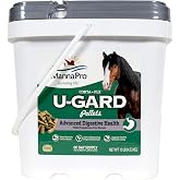 Corta-Flx U-Gard Pellets for Horses, Digestive Supplement, 10 lb Bucket | Supports Gastric &amp; Digestive Health, Nutritional Formula for Gut Comfort, Daily Equine Pellet Supplement