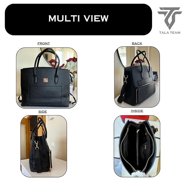 TALA TEAM TOTE BAG FOR WOMEN WITH INSULATED LUNCH COMPARTMENT – BOLSOS PARA MUJERES, WORK TOTE BAG, LAPTOP BAG, LONCHERAS PARA MUJER, LUNCHBOX FOR WOMAN.