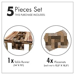 Ambesonne Chocolate Table Runner