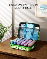 ARTDOT 5D Diamond Art Storage Boxes 30 Slots 71pc Accessories Kit Green view 2