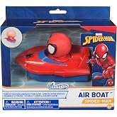 SwimWays Marvel Spider-Man Inflatable Water Air Boat Toy for Ages 4+ | Easy Air Pump Head Launches Battery-Free Speed Racer Boat; Includes One Whimsical Inflatable Boat Pool and Bath Toy Kids