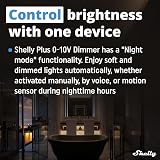 Shelly Plus 0-10V WiFi Smart Dimmer Switch Alexa Google Home No Hub view 3