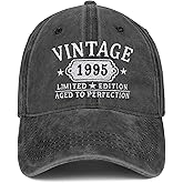 30th Birthday Gifts for Her Him Vintage Embroidered 1995 Hat Gift Ideas for Women Baseball Cap