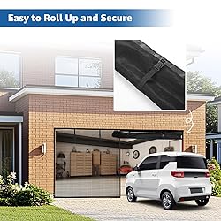 Garage Door Screen 1 Car: 9x7FT Garage Screen Door
