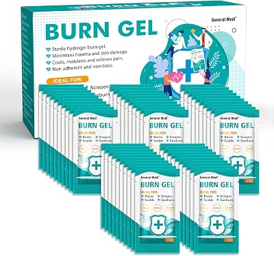 General Medi Burn Gel 50 x 3.5g Sachets First Aid Burns Care