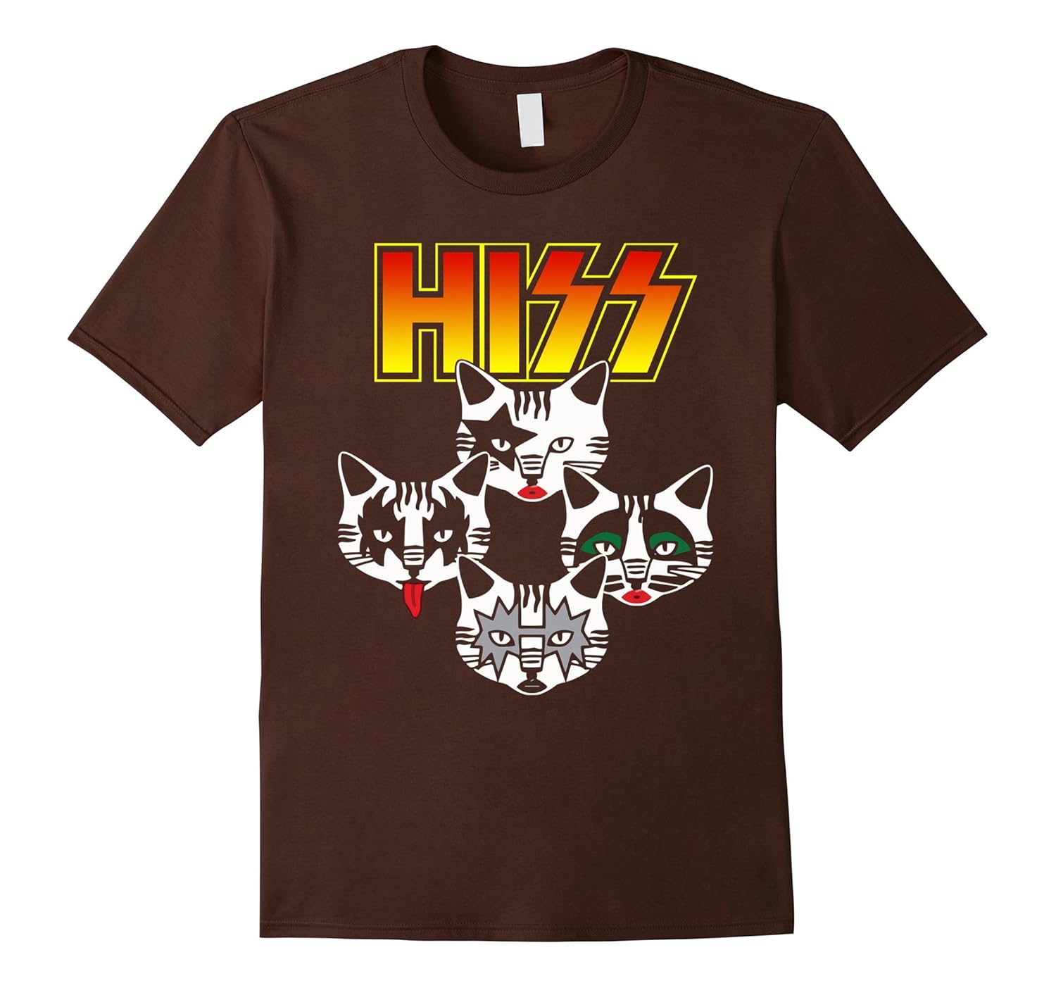 Hiss Kiss Cats Kittens Rock TshirtArt Artshirtee