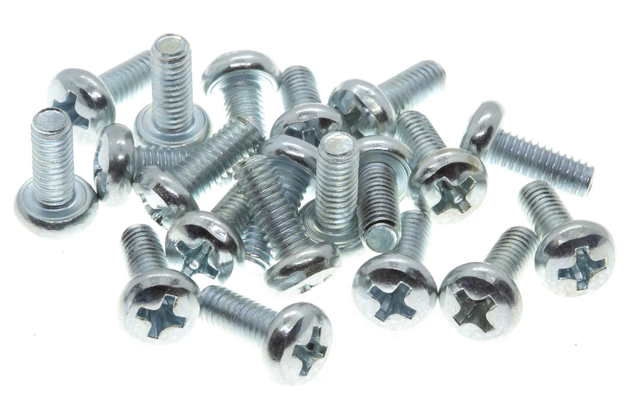 M5 (5mm x 20mm) Phillips Pan Head Machine Screws Steel (Pack of 20) DIN 7985 G09-G10BC