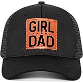Gifts for Dad from Daughter - Dad Christmas, Men Christmas, Dads Birthday Gift Ideas - Happy Birthday Gifts for Dads, Fathers - Girl dad Daddy Hat Black