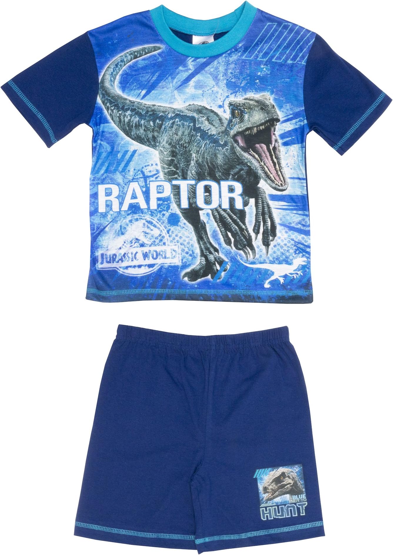 Jurassic World Pyjamas Boys Shortie JW2 Fallen Kingdom Pyjama Set - 4-10 Years V