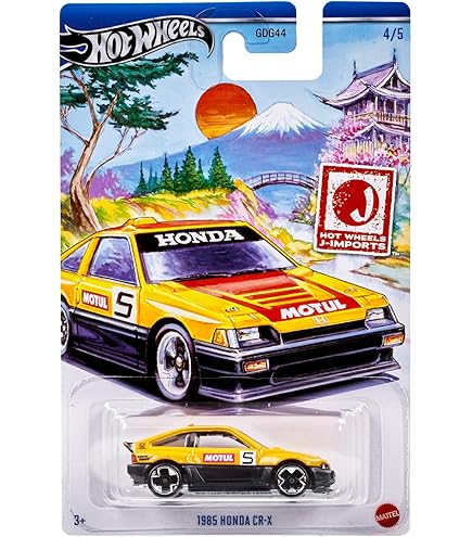 Amazon.com: Hot Wheels 2016 Night Burnerz 1985 Honda CR-X 85/250