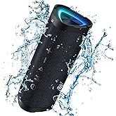 Vanzon Bluetooth Speakers, V40 Wireless Portable Bluetooth Speaker with 24W Stereo Sound,24H Playtime, IPX7 Waterproof,TWS Dual Pairing,Suitable for Home/Outdoor/Party/Travel,Great Gift
