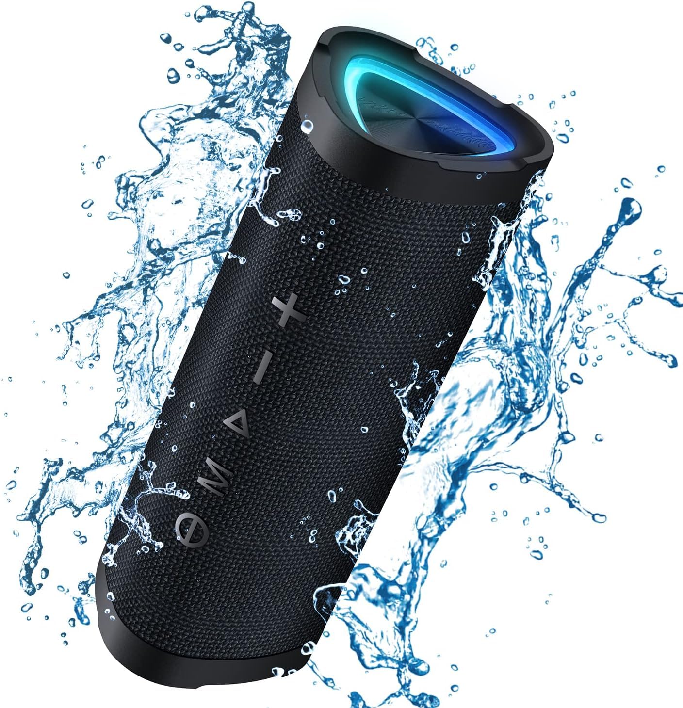 Photo 1 of Vanzon Bluetooth Speaker, V40 Portable Bluetooth Speaker, IPX7 Waterproof Wireless Speaker with 24W Stereo Sound,TWS Pairing,24H Playtime and Colorful RGB Lights for Home,Outdoor,Party