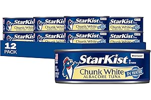 StarKist Chunk White Albacore Tuna in Water - 5 oz Can (Pack of 12)