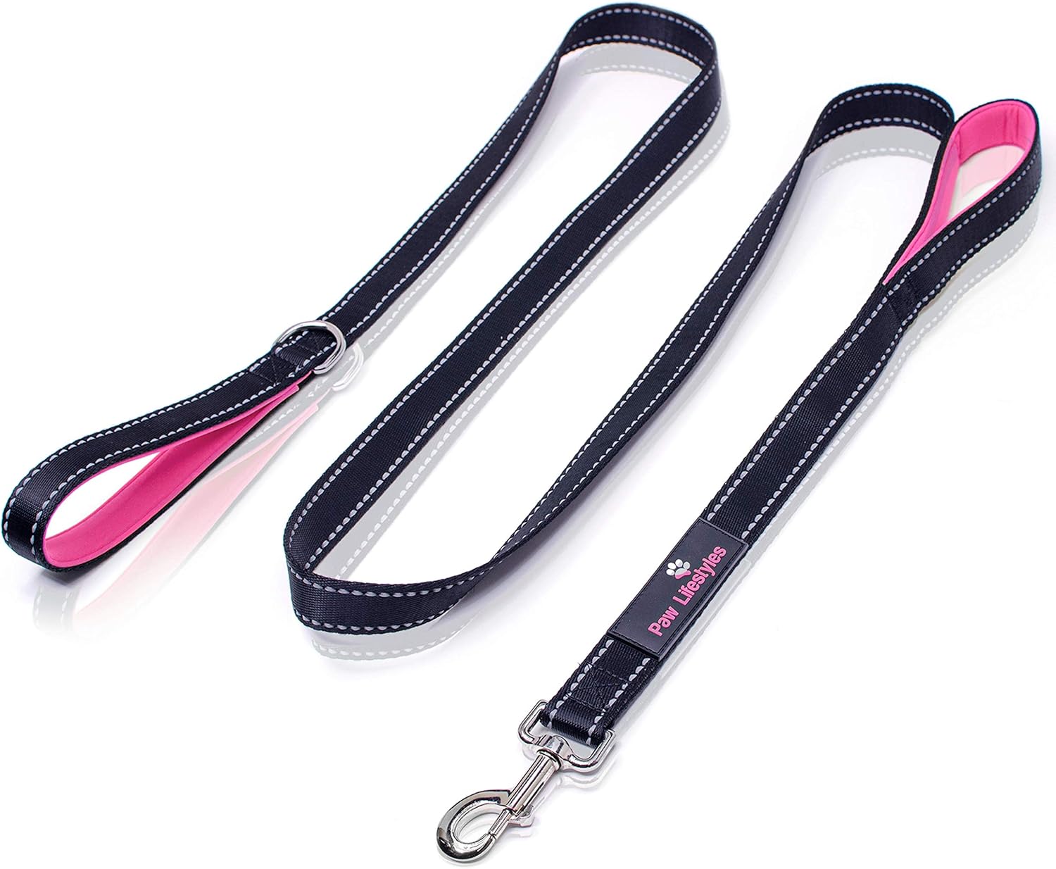 2 handle dog leash