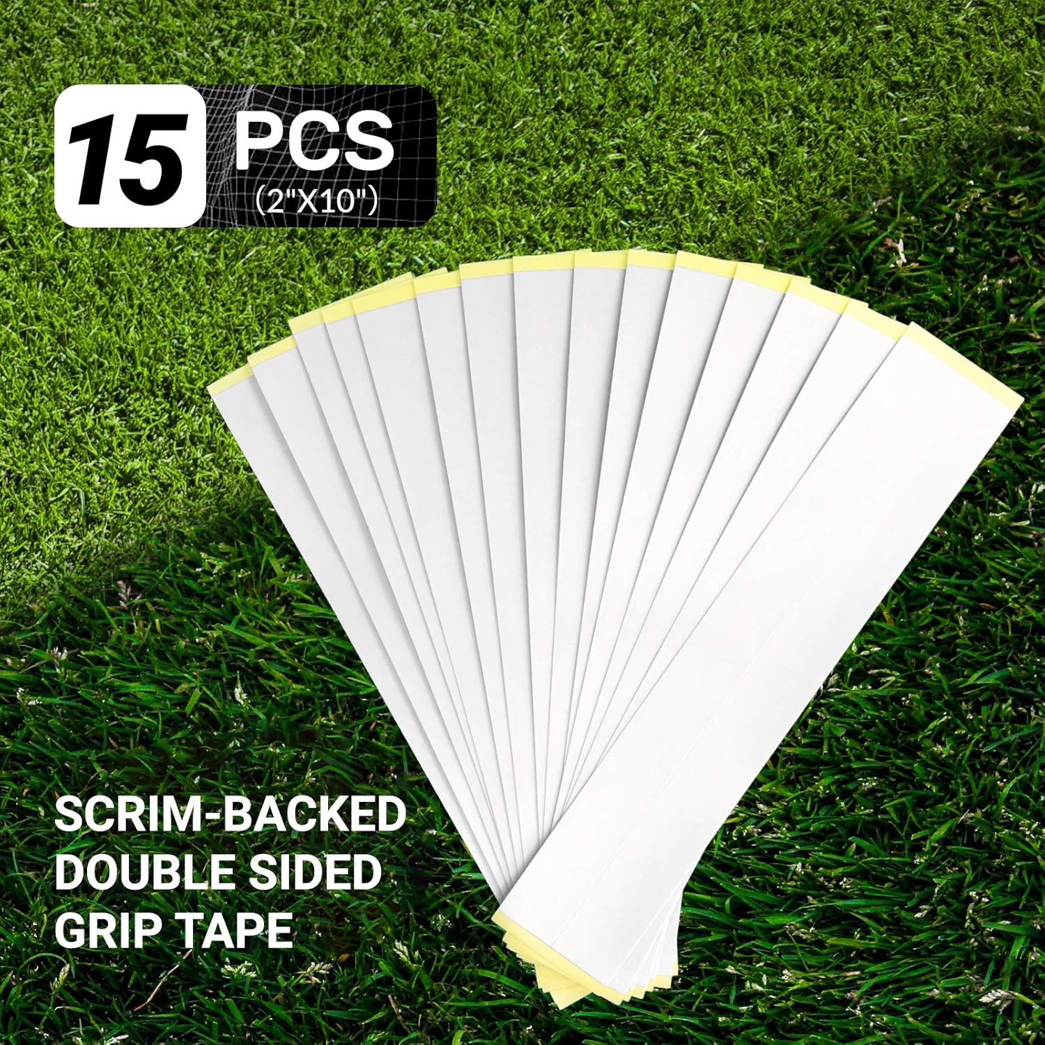 SAPLIZE Golf Regripping Kits with 15 Scrim-Backed Tapes, 5oz Solvent, Vise Clamp and Hook Blade, KIT C, 2"x10" - Image 4