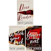 Devil's Backbone Series by Tate James 3 Books Collection Set (Dear Reader, Watch Your Back &amp; You're Next)