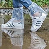 16pcs Waterproof Shoe Covers for Rain, Shoe Covers for Rain, Non-Slip Indoor Outdoor Rain Cover for Shoes,Plastic Overshoes for Men Women -Water Proof Boot Protector – Clear