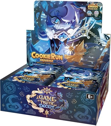 Amazon.com: CookieRun TCG: Age of Heroes and Kingdoms Booster Display (Set  2) | Trading Card Game | 28 Booster Packs Per Box | 2 Players