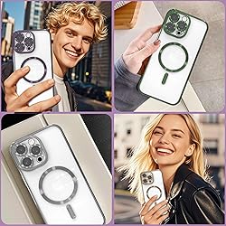 IAIYOXI Magnetic Clear Case for iPhone 12 Pro Max