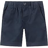 Nautica Boys School Uniform Flat Front Twill Short