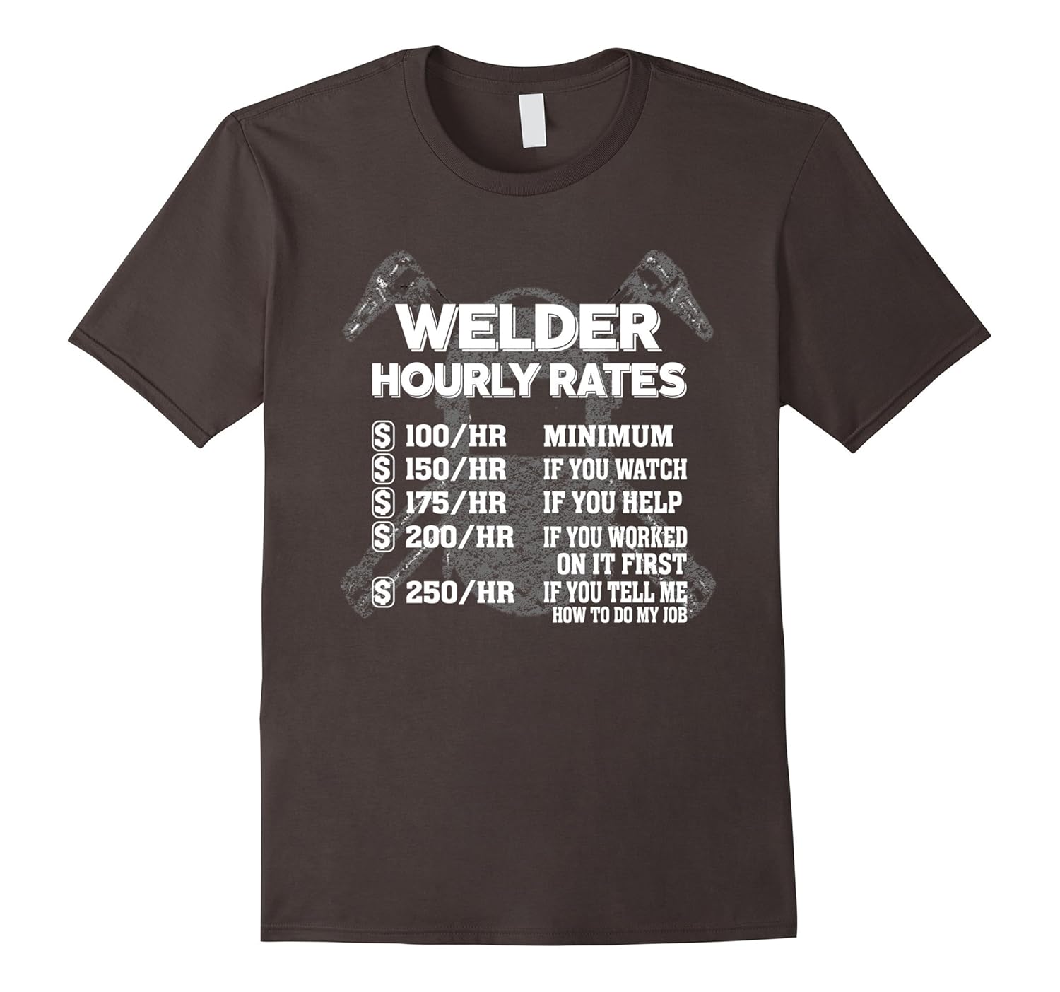 Welder Hourly Rate Funny Welding TShirtArt Artvinatee