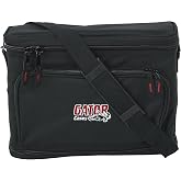Gator Cases Padded Nylon Carry Bag for Single Wireless Microphone System, Live-in Style Holds Reciever, Body Pack, and Microphone with Antenna Access (GM-1W)