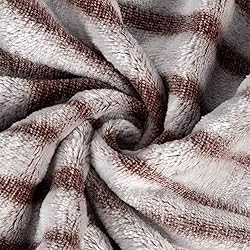 MACEVIA Flannel Fleece Twin Blanket for Couch, 3D