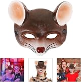 Gatuida Halloween Rat Mask Carnival 3D Mouse Animal Face Cover Cosplay Party view 9