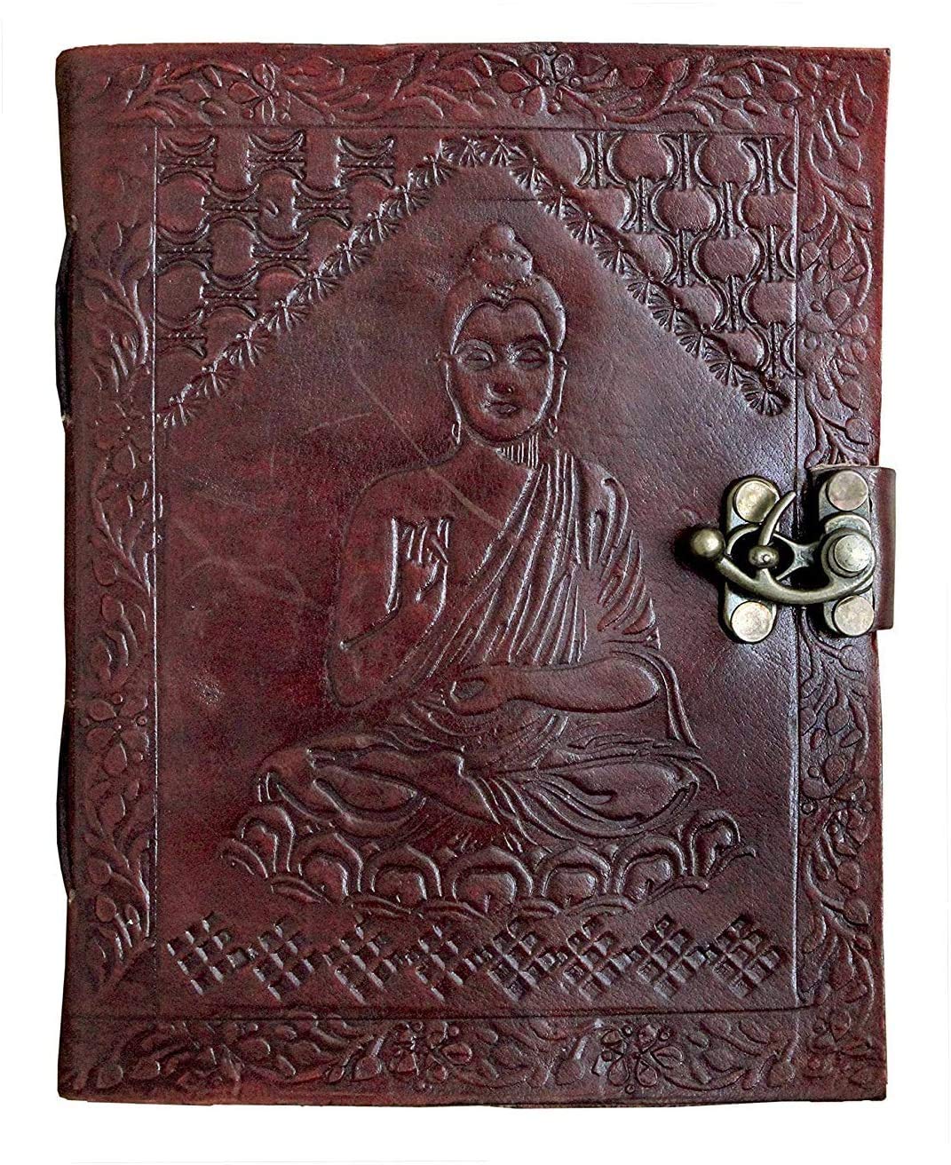 OVERDOSE Gautam Buddha Journal Notebook - Handcrafted Journal For Students Office Travel Gift Notebook, Sketchbook for Men & Women - Journal Size 5" x 7" inches | 12 x 17cm