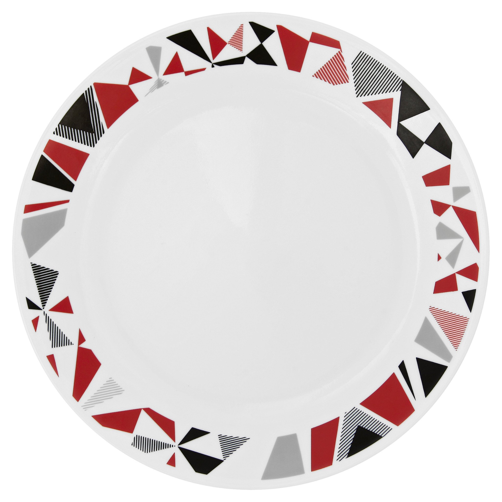 Corelle Livingware 16Piece Dinnerware Set, Mosaic Red, Service for 4