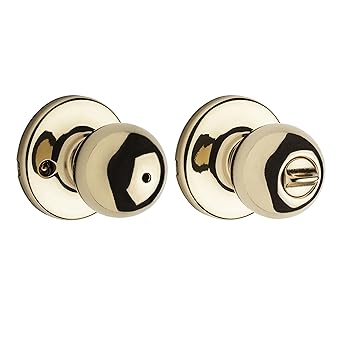 Amazon Co Jp クイックセット Kwikset 製ノブセット 300p3cp 内締錠 非常解錠付き ドアノブセット ポリッシュドブラス 真鍮 並行輸入品 Diy 工具 ガーデン