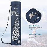 Gonex Yoga Mat Bag Full-Zip Carry Case 600D Oxford Water Resistant 2 Pockets view 3